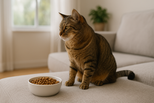 Katze verweigert Futter am Napf – Appetitlosigkeit erkennen und handeln mit Pacha-Streu