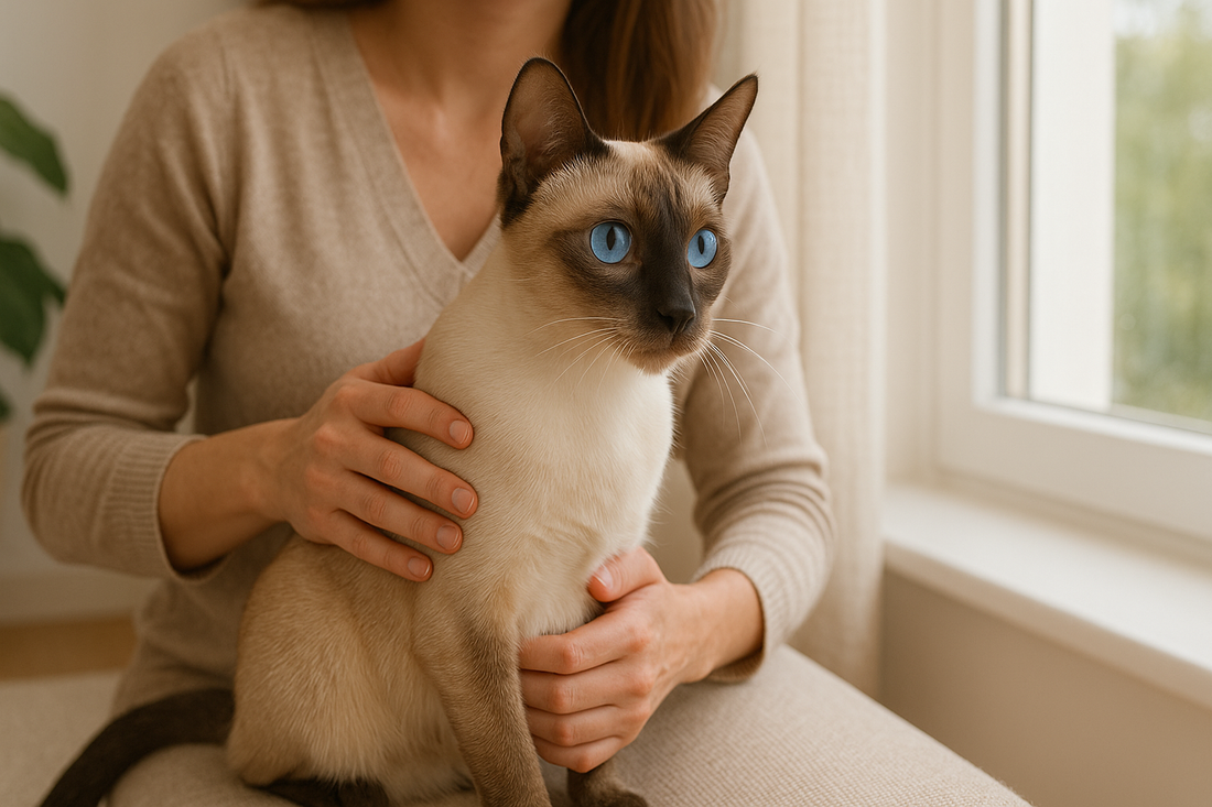 Katze wird während der Rolligkeit beobachtet – verantwortungsvolle Geburtenkontrolle und sauberes Umfeld mit Pacha-Streu