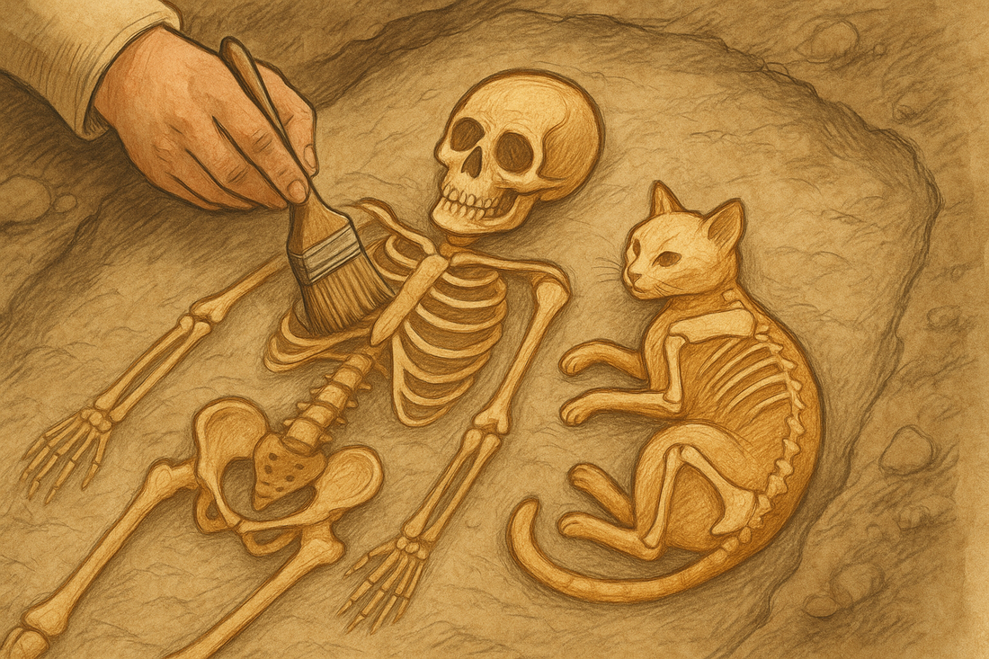 Archäologischer Fund von Mensch und Katze – 9.000 Jahre gemeinsame Geschichte mit Pacha-Streu