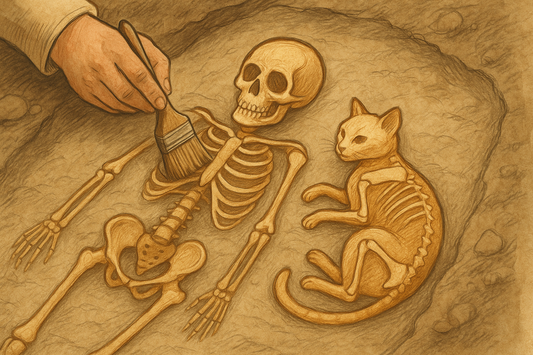 Archäologischer Fund von Mensch und Katze – 9.000 Jahre gemeinsame Geschichte mit Pacha-Streu