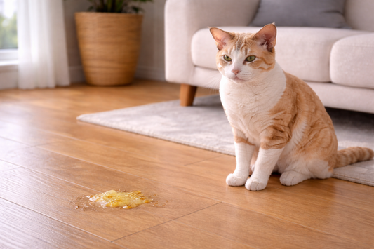 Pacha-Streu: Katze erbricht leicht – frühes Warnsignal für gesundheitliche Auffälligkeiten erkennen