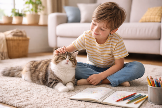 Pacha-Streu: Katzen-Fakten für Kinder – Lernen mit Spaß und ruhiger Katze im Familienalltag