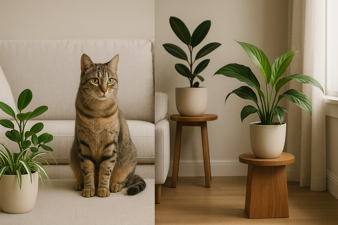 Vergleich von sicheren und giftigen Pflanzen für Katzen in der Wohnung – verantwortungsvolle Katzenhaltung mit Pacha-Streu