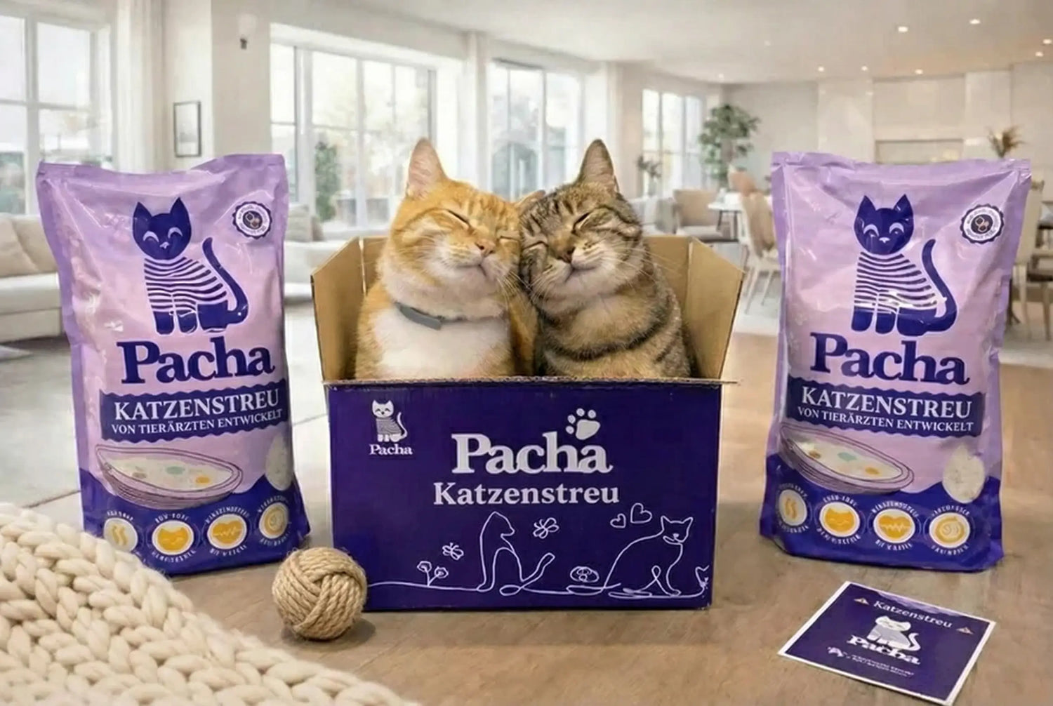 Geruchshemmende Katzenstreu Pacha