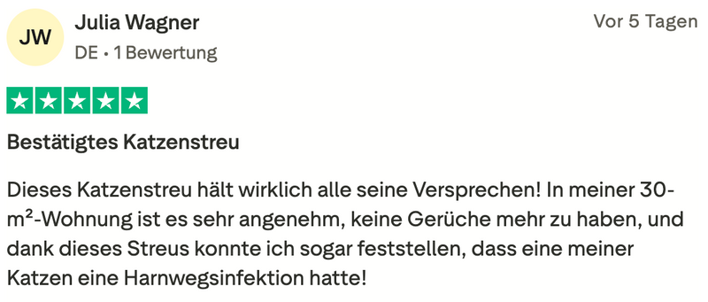 Geruchshemmende Katzenstreu Pacha