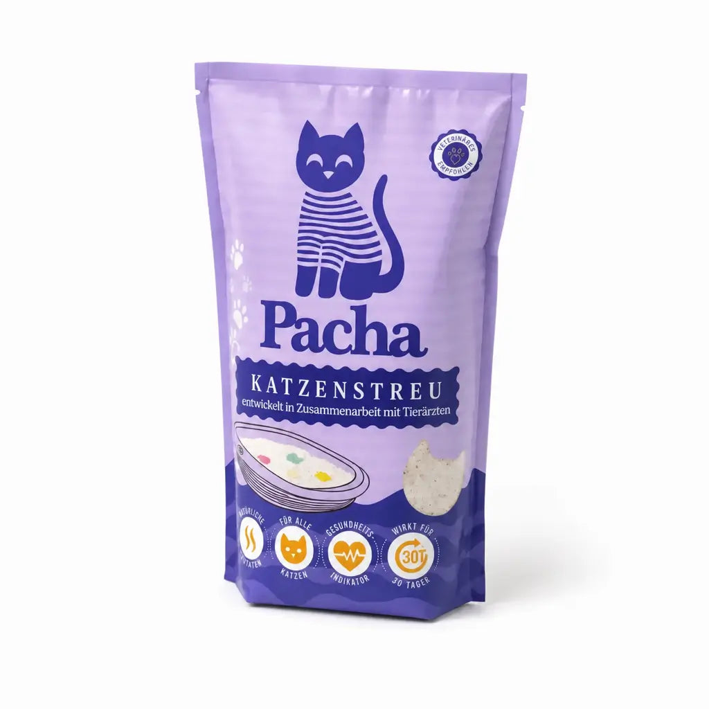 Sack Pacha-Streu mit 2,7 kg, gemeinsam mit Tierärzten entwickelt